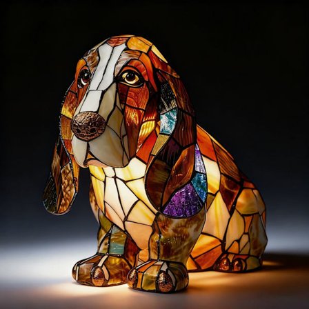 Dekorativ Prydlampe i Resin – USB-drevet Dekorlampe | Resin-håndverk i Amerikansk Stil