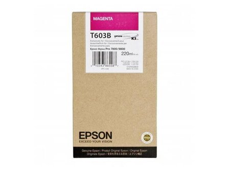 Epson T603B - magenta - original - blekkpatron