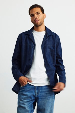Kappahl | Overshirt i denim Denim 2XL | Denim