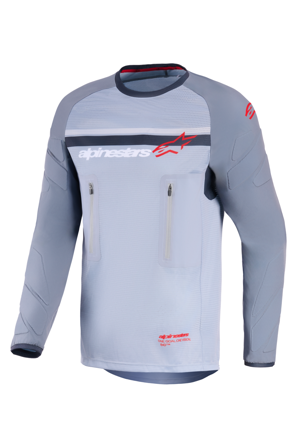 Tricou Cu Mâneci Lungi Alpinestars Maxdura Dual gri mediu/gri închis 3XL