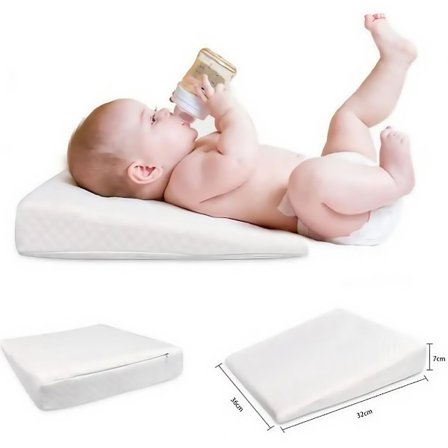 Babypude Anti-gylp Mælkepude Baby Pude Baby Trekant Hældningspude Amme Hældningspude