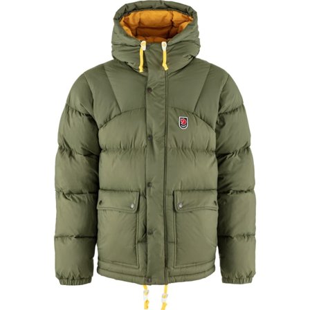 Fjällräven Expedition Down Lite Takki S - Miehet - Green-Mustard Yellow - Talvitakit