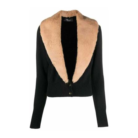 Blumarine Cardigans Sort, Dame