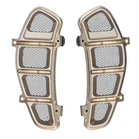 Par Motorsykkel Radiatorbeskyttelse Grillramme Deksel Passer for Piaggio VESPA GTS 250/300 2013-2020