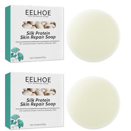 Silkesprotein Reparerande Tvål, Kollagenmjölk Blekande Tvål, Exfolierande Uppljusande Tvål För Matt, Ojämn Hy, Slät Och Mjuk Hy Fo