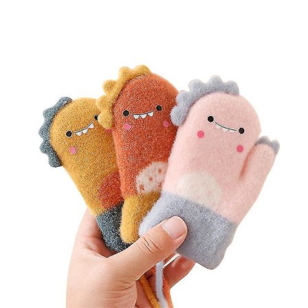 Cartoon Dinosaur Vantar (3 Par, 0-3 År Gamla)