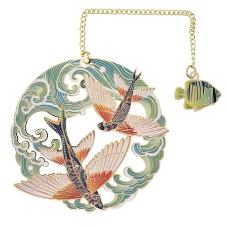 Flyvende Fisk Metal Bogmærker, Søde Bogelsker Gaver til Kvinder Piger, Unikke Fødselsdags Dimissionsgaver til Venner Læsere