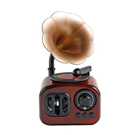 Kreativ retro nostalgisk grammofon speldosa musikbox bar café