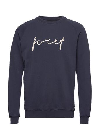 Track Sweatshirt Sweat-shirt Tröja Blå Forét