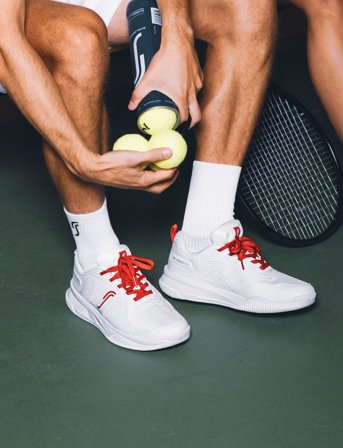 RS Sports Rs Legacy V.1 Men's Hard Court - White - 43