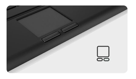 KEYSONIC TAS KSK-5211ELU (DE) Mini Touchpad schwarz