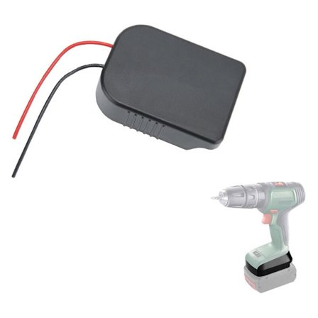 18V batteriadapter, 10-tommer 10-leder kabel batterikonverter kompatibel til Makita-serien, til Bosch-serien