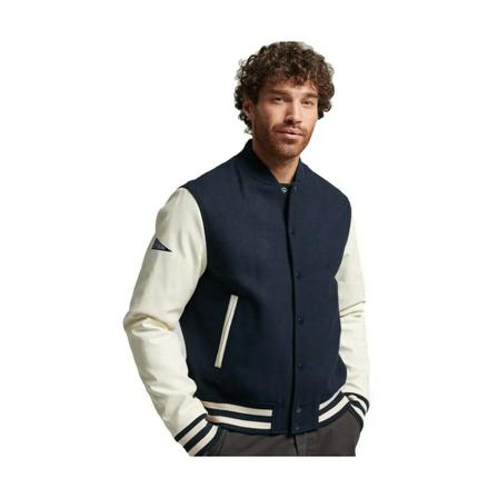Superdry Bomber Jakke Blå, Herre