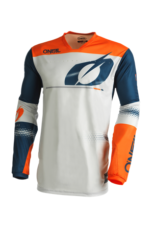Maglia Cross O'Neal Hardwear Haze Blu-Arancio S