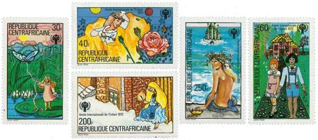 Centralafrika - YT 395-99 - Postfrisk