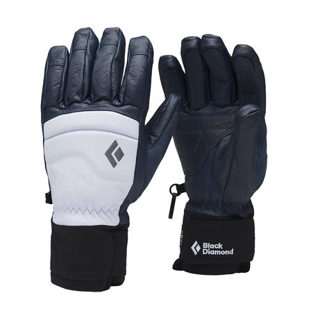 Black Diamond W Spark Gloves Charcoal - Belay Blue