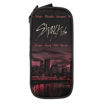 Stray Kids Skz Farget Penal Penal Glidelås Organizer Boks Kontorrekvisita Oppbevaring For Skole Tenåringer Kontor SAOE020621