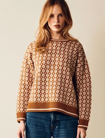 Jumperfabriken Clothilde Jumper - Brown - XS