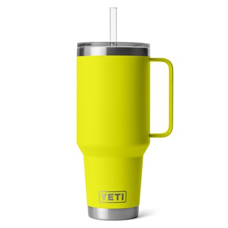 Yeti Rambler 42 Oz Straw Mug - Firefly Yellow