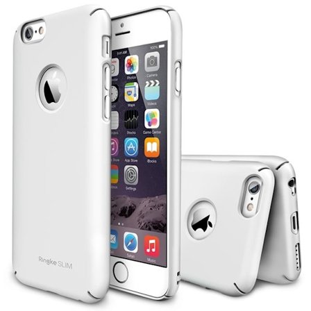Ringke Logo-Cut Slim Dual Coated Skal till Apple iPhone 6 / 6S (Vit)