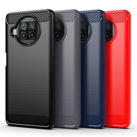 Stöttåligt Armor Carbon TPU-skal Xiaomi Mi 10T Lite - fler färge Svart