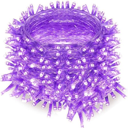 10m 100 LED Lysfe Lys til Bryllup, Fest & Udendørsindretning (Lilla)[JUN]