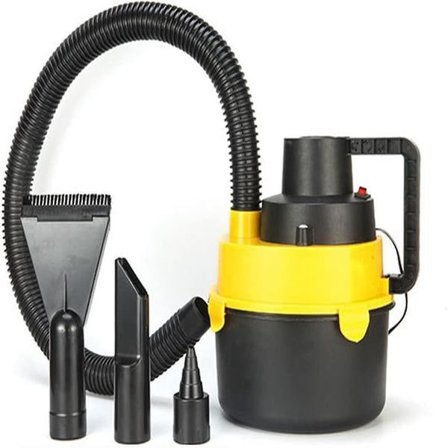 Bil Dammsugare Portabel Våt och Torr Högeffektiv Dammsugare, Kraftfull Sug Inflator Portabel Turbo Handhållen För Bil
