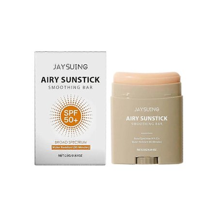 Jaysui Uppfriskande Återfuktande Skyddsstift Utomhus Strand Återfuktande Naturlig Semi Matt Icke-fet Lättviktig och Bekväm