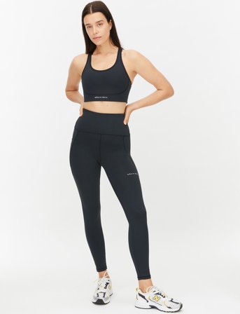 Röhnisch Flattering Curved High Waist Tights - Black - XS