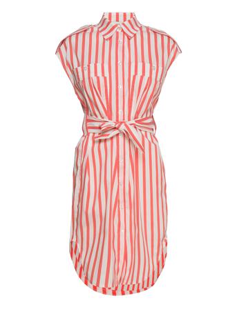 Organic Poplin Sannie Dress Red Mads Nørgaard