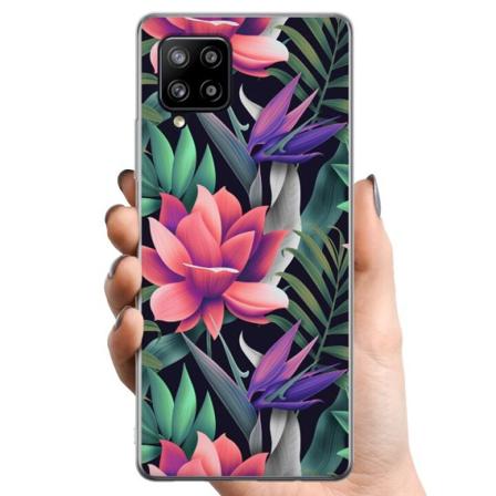 Samsung Galaxy A42 5G TPU Matkapuhelimen kuori Kukat