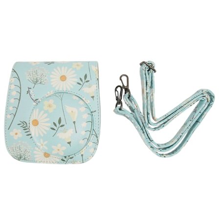 Kameraskyddsfodral Portabel Justerbar Axelrem PU Läder Kameraväska för Instax Mini 12 Typ 2