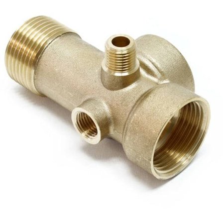 IC 5-vägs mässingsbeslag DN25 1 DN13 1/4 blåstank tryckkärl