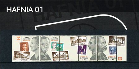 Danmark 2001 - HAFNIA - AFA souvenirmappe 44