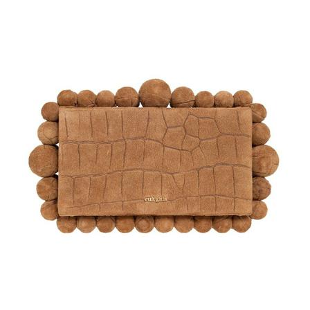 Cult Gaia, ‘Eos’ handbag Bruin, Dames, Maat:ONE Size,suede