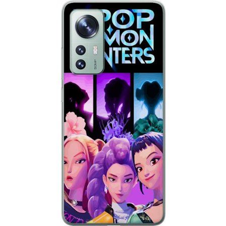 Yhteensopiva Puhelinkuori Xiaomi Xiaomi 12 Kpop Demon Hunters Varjot Sankarit Nousevat Mysterious Anime Power