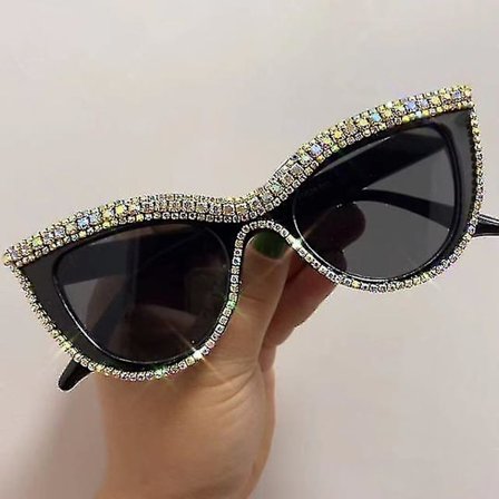 Cat Eye Solglasögon Dam 2019 Uv400 Herr Solglasögon Dam Flickor Solglasögon Bling S Oculos De Sol