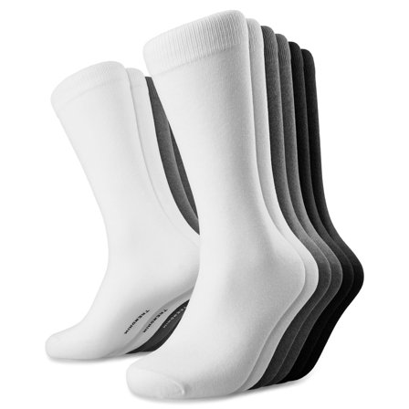 Lot de chaussettes | Set de 6 paires de chaussettes monochromes pour hommes