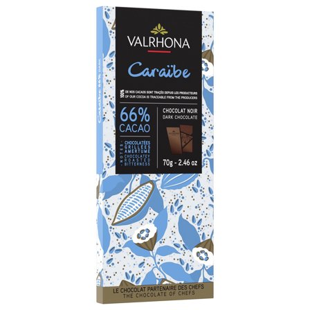 Valrhona Caraibe 66% Sjokolade, 70 g
