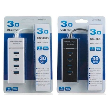 USB 3.0-Hubb - 4-Portar