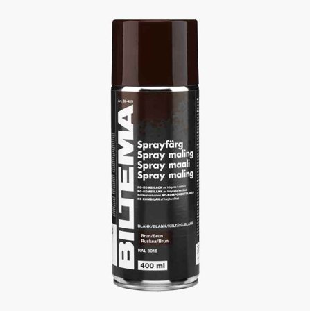 Sprayfärg blank brun 400 ml - Biltema