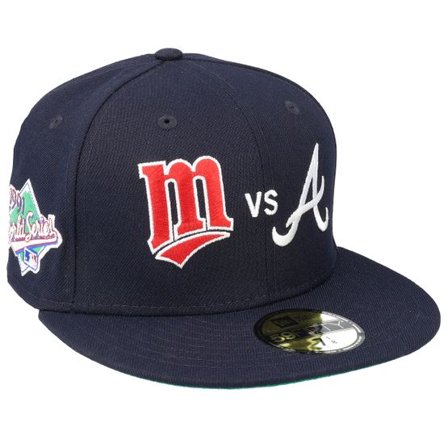 New Era - MLB Blå fitted Keps - Minnesota Twins Cooperstown 59FIFTY Navy Fitted @ Hatstore