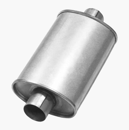 Ljuddämpare aluminiserat stål 64 mm