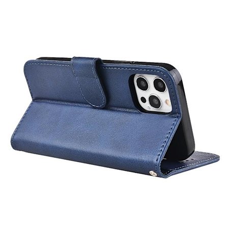 iPhone 15 Pro - Elegant Fodral i PU-läder med 4 kortplatser