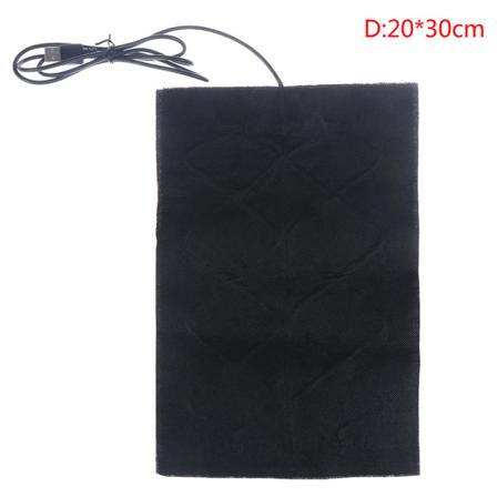 7 kokoa USB L mmin hiilikuitul mmitteiset tyynyt L mmitetty takki Takki Ves Black 20*30cm