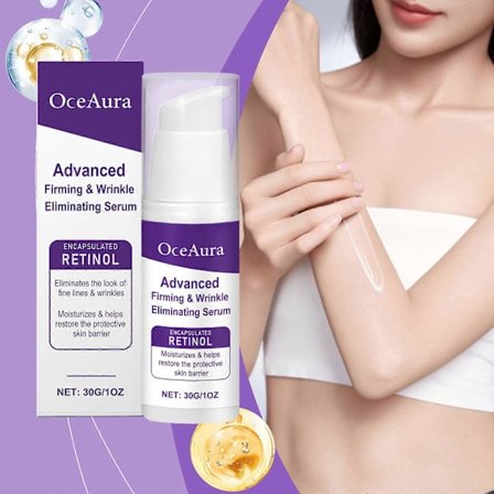 Opstrammende hudpleje essens, fugtgivende og opstrammende hud, hudpleje essens Opstrammende og anti-rynke serum