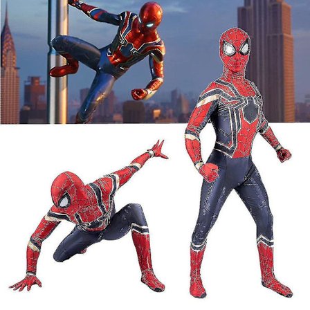 Jern Jumpsuit Superhelt Kostyme Fancy Up Performance Bodysuit For Kids