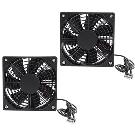 2 STK Ultra Støjsvag 5V USB PC Kabinet Køleventilator Stille Computer Køler Ventilator