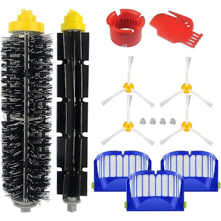 Passar Irobot 600-serien Dammsugarrobot Tillbehör Sidoborste Huvudborste Rullborste Filtertillbehör Kit Passar 600-serien 605 610 614
