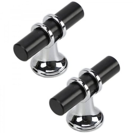 10 stk Moderne Møbelhåndtak Skuffetrekk i Sinklegering med Skruer - Si